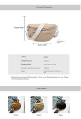 Cross-border Hot Extra Large Waist Bag Chest Bag Large Capacity