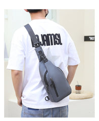 Men's Chest Bag Casual Backpack Sports Function Oblique Shoulder Fashion Tactical Single Crossbody