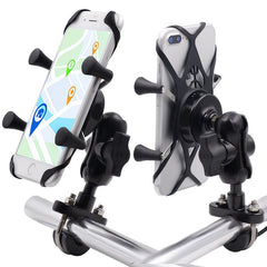 ⁠Motorcycle Mobile Phone Bracket Modification Electric Bike Bicycle Accessories Aluminum Alloy Base Bracket