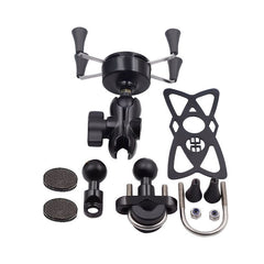 ⁠Motorcycle Mobile Phone Bracket Modification Electric Bike Bicycle Accessories Aluminum Alloy Base Bracket